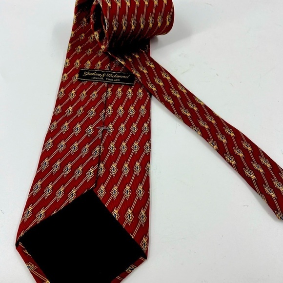 Graham & Lockwood 100% Silk Tie - Picture 2 of 5